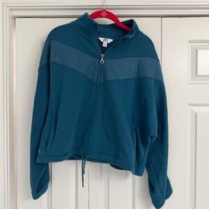 JoyLab Teal Zip-Up Top